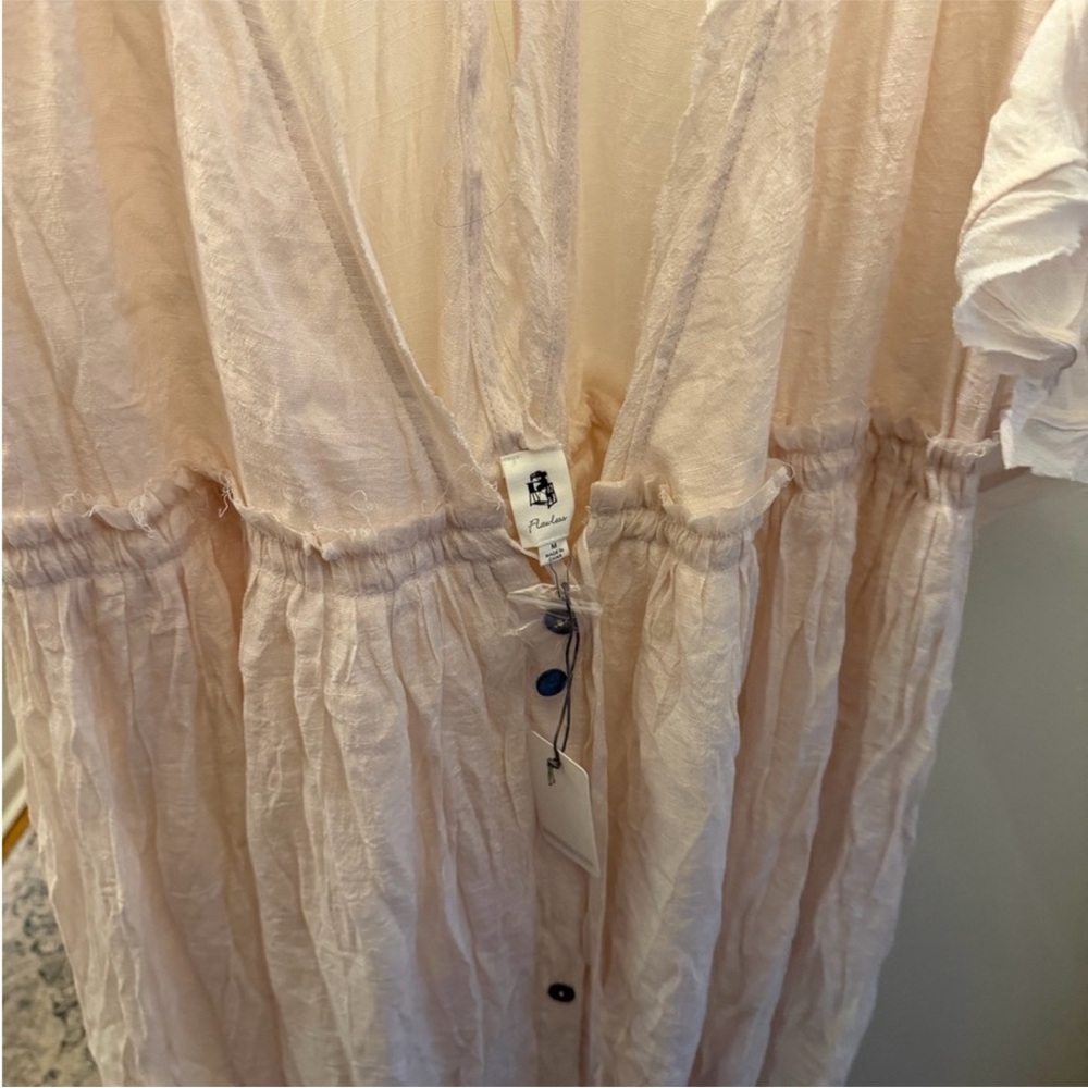 LAWLESS Blush Pink Flowy Dress - Picture 4 of 4
